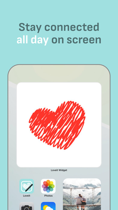 Emulate iPhone app Loveit. couples & real friends using MyAndroid