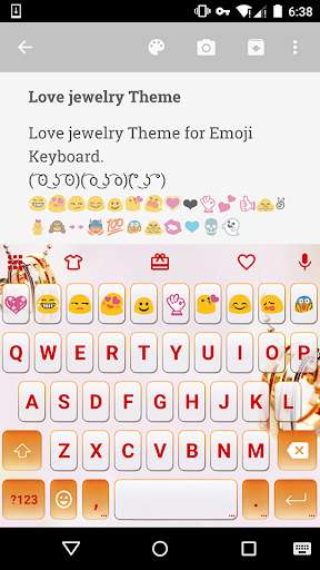 Emulate Android APK Love Jewelry Emoji Keyboard Emulate Android APK Love Jewelry Emoji Keyboard