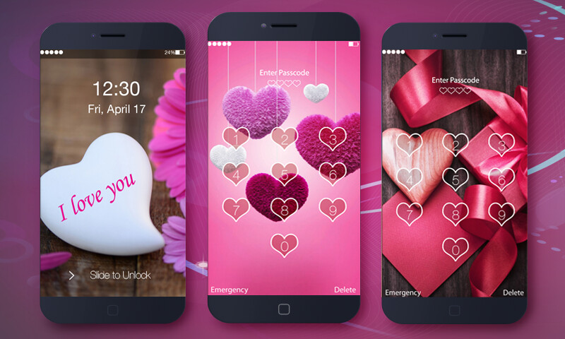 Emulate Android APK love keypad lock screen Emulate Android APK love keypad lock screen