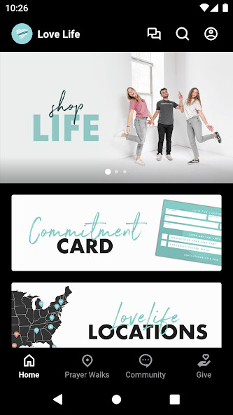 Emulate iPhone app Love Life USA using MyAndroid Emulate iPhone app Love Life USA using MyAndroid