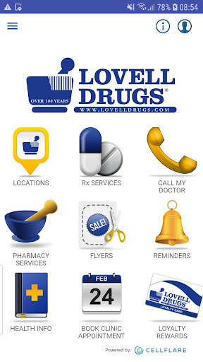 Run android online APK Lovell Drugs from MyAndroid or emulate Lovell Drugs using MyAndroid