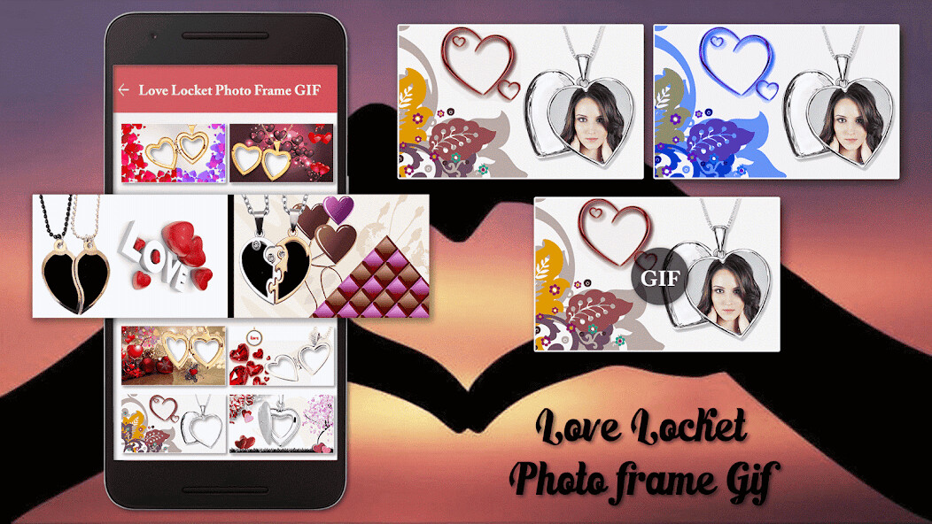 Run android online APK Love Locket GIF Photo Frame Editor from MyAndroid or emulate Love Locket GIF Photo Frame Editor using MyAndroid