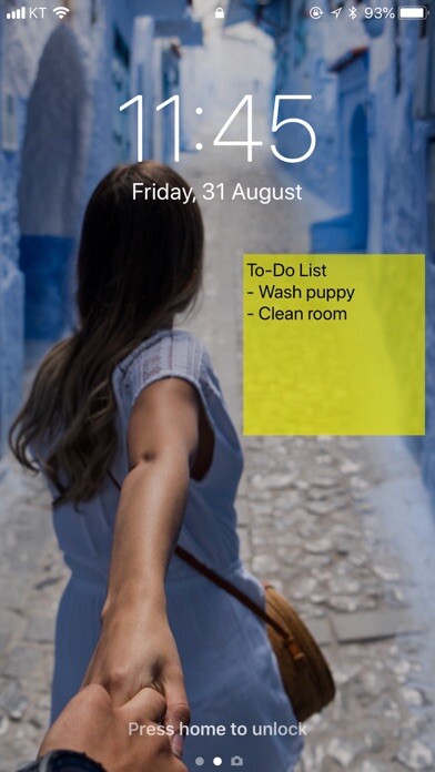 Emulate iPhone app Lovelur: Wallpaper memo using MyAndroid Emulate iPhone app Lovelur: Wallpaper memo using MyAndroid