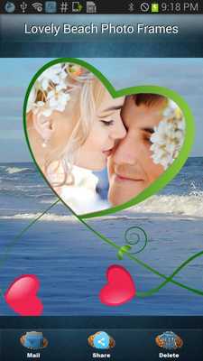 Emulate Android APK Lovely Beach Photo Frames