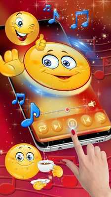 Emulate Android APK Lovely Emoji Launcher Theme