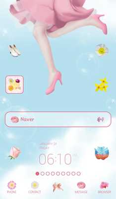 Emulate Android APK lovely girl dodol theme
