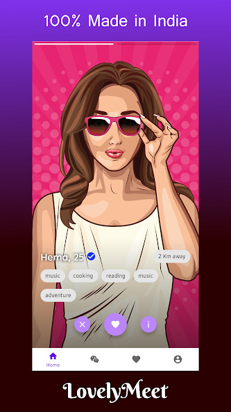 Run android online APK LovelyMeet - Chating  Dating from MyAndroid or emulate LovelyMeet - Chating  Dating using MyAndroid