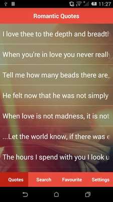 Emulate Android APK Lovely Romantic Quotes