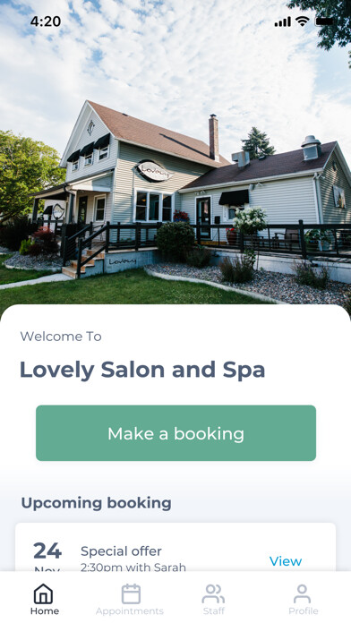 Emulate iPhone app Lovely Salon and Spa using MyAndroid Emulate iPhone app Lovely Salon and Spa using MyAndroid