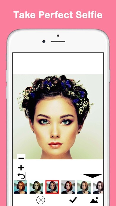 Emulate iPhone app Lovely Selfie Filters PicVi using MyAndroid
