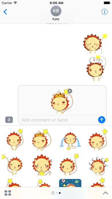 Emulate iPhone app Lovely Star Lion using MyAndroid Emulate iPhone app Lovely Star Lion using MyAndroid