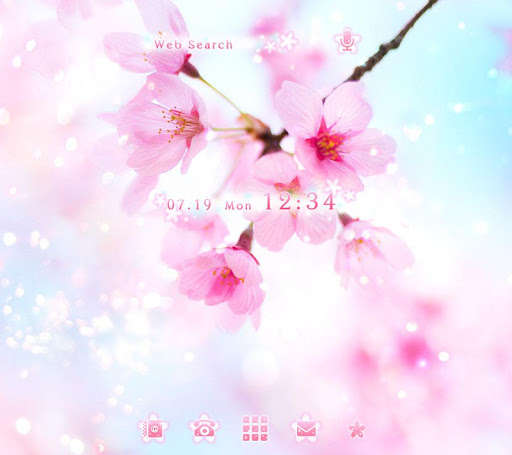 Emulate Android APK Lovely Theme-Cherry Blossoms- Emulate Android APK Lovely Theme-Cherry Blossoms-