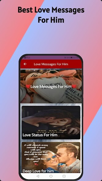 Run android online APK Love Messages For Him from MyAndroid or emulate Love Messages For Him using MyAndroid