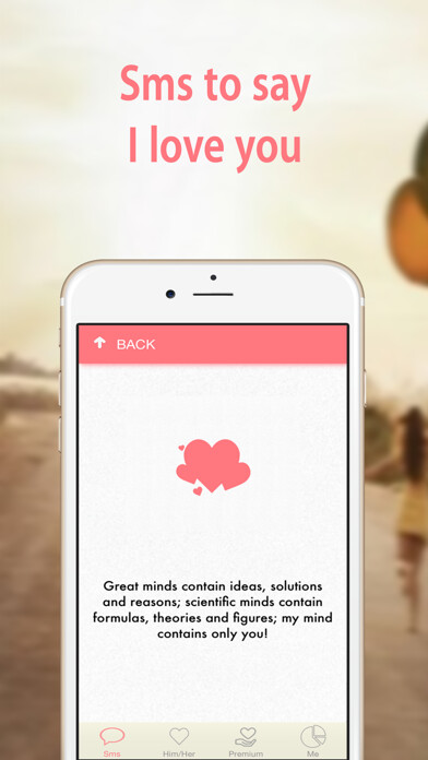 Emulate iPhone app Love Messages: SMS using MyAndroid