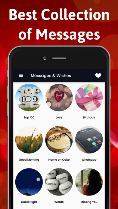 Emulate iPhone app Love Messages, Wishes & Quotes using MyAndroid Emulate iPhone app Love Messages, Wishes & Quotes using MyAndroid