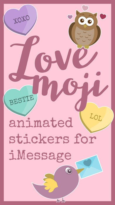 Emulate iPhone app LoveMoji Animated Stickers using MyAndroid