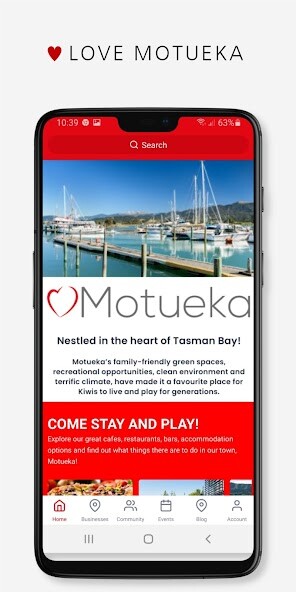 Emulate iPhone app Love Motueka using MyAndroid Emulate iPhone app Love Motueka using MyAndroid