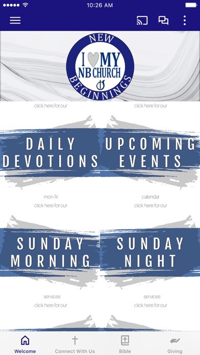 Emulate iPhone app Love My NB Church using MyAndroid Emulate iPhone app Love My NB Church using MyAndroid