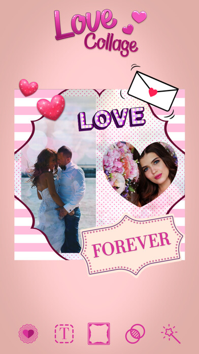 Emulate iPhone app Love Photo Collage Creator using MyAndroid Emulate iPhone app Love Photo Collage Creator using MyAndroid
