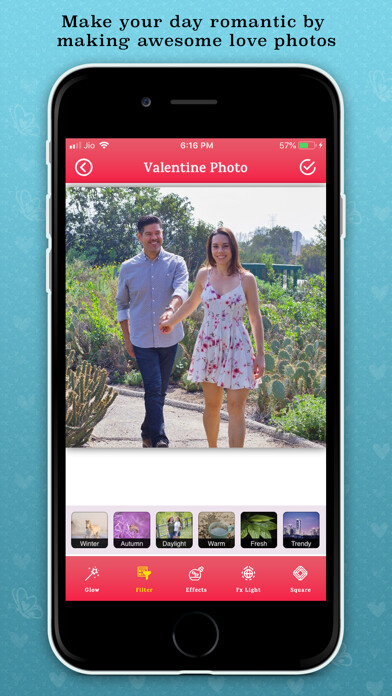 Emulate iPhone app Love Photo Maker With Music using MyAndroid