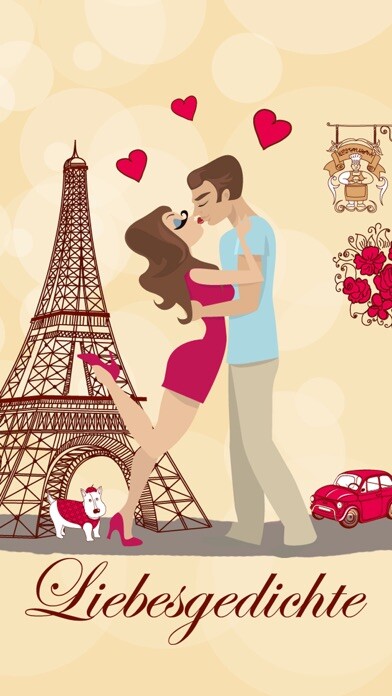 Emulate iPhone app Love Poems - The 150 Most Romantic Poems for Lovers and Couples using MyAndroid