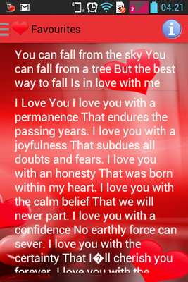 Emulate Android APK Love quotes and poemsfile pro