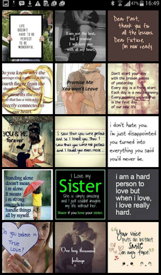 Emulate Android APK Love Quotes and Wallpapers