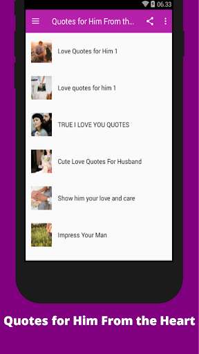 Run android online APK Love Quotes for Him From the Heart from MyAndroid or emulate Love Quotes for Him From the Heart using MyAndroid
