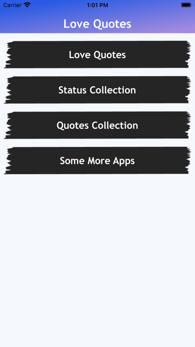 Emulate iPhone app Love Quotes Status For Lovers using MyAndroid Emulate iPhone app Love Quotes Status For Lovers using MyAndroid