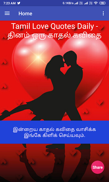 Run android online APK Love Quotes Tamil, Smile Quotes, Tamil Kavithaigal from MyAndroid or emulate Love Quotes Tamil, Smile Quotes, Tamil Kavithaigal using MyAndroid Run android online APK Love Quotes Tamil, Smile Quotes, Tamil Kavithaigal from MyAndroid or emulate Love Quotes Tamil, Smile Quotes, Tamil Kavithaigal using MyAndroid
