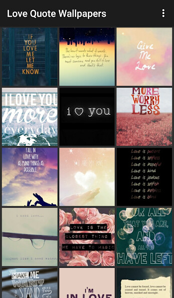 Emulate Android APK Love Quote Wallpapers