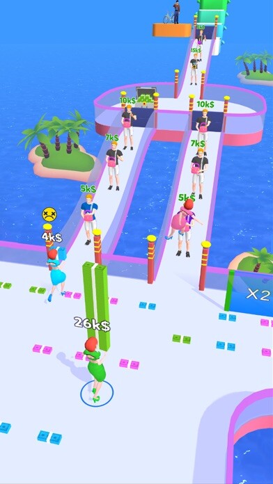 Emulate iPhone app Love Race 3D! using MyAndroid