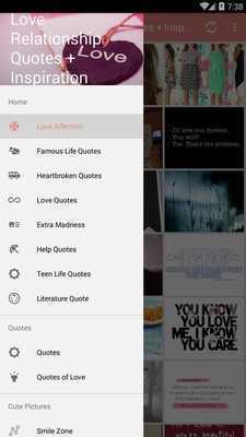 Emulate Android APK Love Relationship Quotes  Inspiration - New Daily