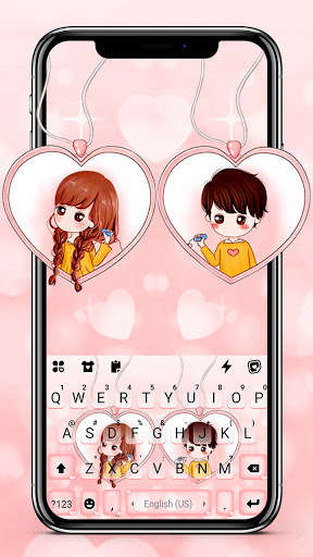 Run android online APK Lover Heart Keyboard Background from MyAndroid or emulate Lover Heart Keyboard Background using MyAndroid