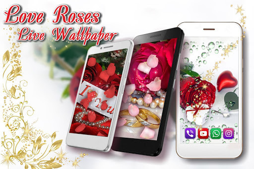 Emulate Android APK Love Roses live wallpaper