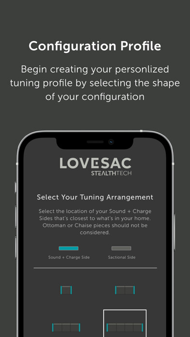 Emulate iPhone app Lovesac StealthTech using MyAndroid Emulate iPhone app Lovesac StealthTech using MyAndroid