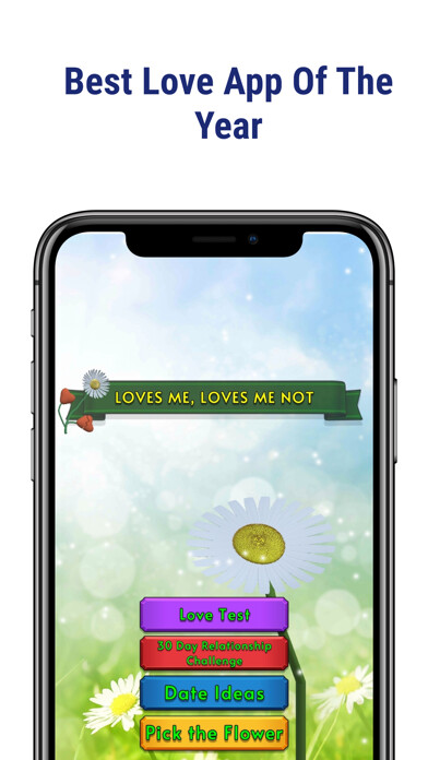 Emulate iPhone app Loves Me, Loves Me Not Test using MyAndroid