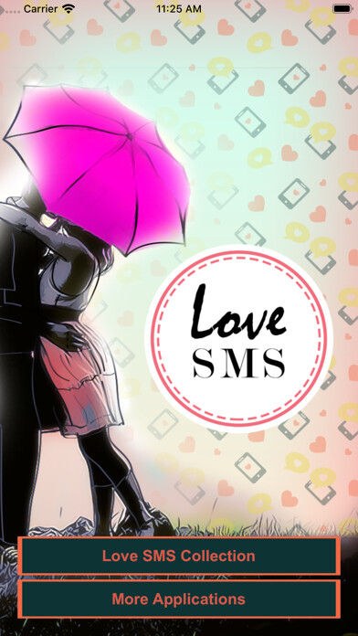 Emulate iPhone app Love SMS Collection 2019! using MyAndroid