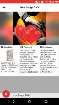 Emulate Android APK Love Songs Cafe