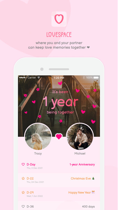 Emulate iPhone app Love Space - Couples Home using MyAndroid
