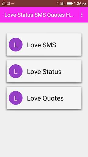 Emulate Android APK Love Status SMS Quotes Hindi