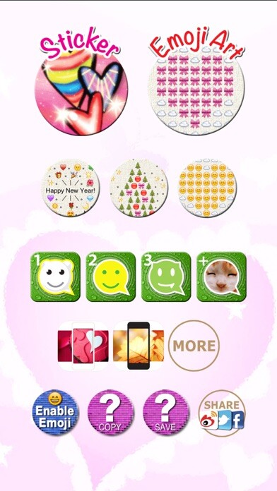 Emulate iPhone app LOVE Stickers & Emoji Art using MyAndroid Emulate iPhone app LOVE Stickers & Emoji Art using MyAndroid