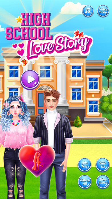 Emulate iPhone app Love Story: High School Crush using MyAndroid
