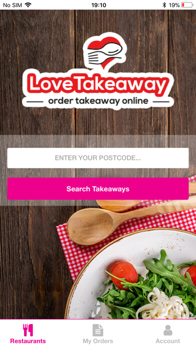 Emulate iPhone app Love Takeaway - food delivery using MyAndroid Emulate iPhone app Love Takeaway - food delivery using MyAndroid