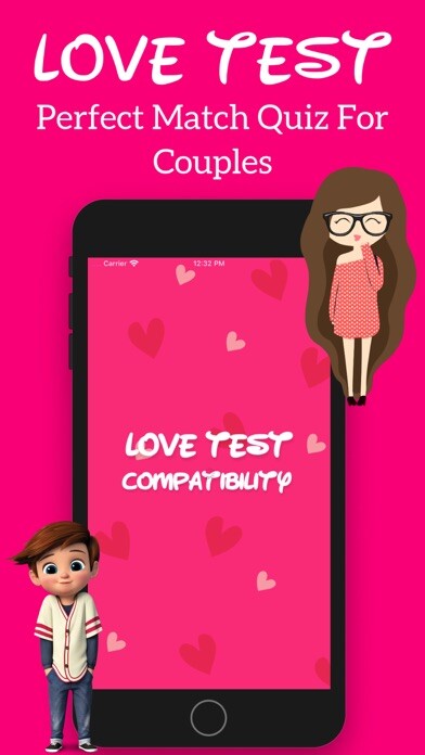 Emulate iPhone app Love Test Compatibility Quiz using MyAndroid