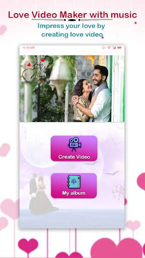 Run android online APK Love Video Maker : Photo Slideshow With Song from MyAndroid or emulate Love Video Maker : Photo Slideshow With Song using MyAndroid