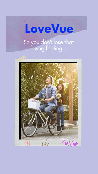 Emulate iPhone app LoveVue: Couple Relationships using MyAndroid