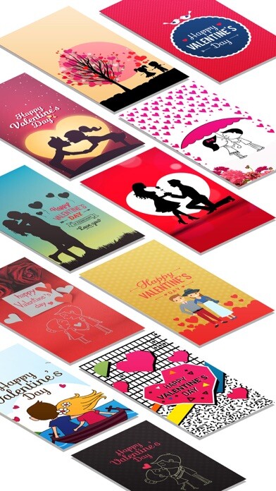 Emulate iPhone app Love Wallpapers - Love Cards & Background HD using MyAndroid