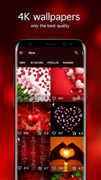 Run android online APK Love Wallpapers PRO from MyAndroid or emulate Love Wallpapers PRO using MyAndroid