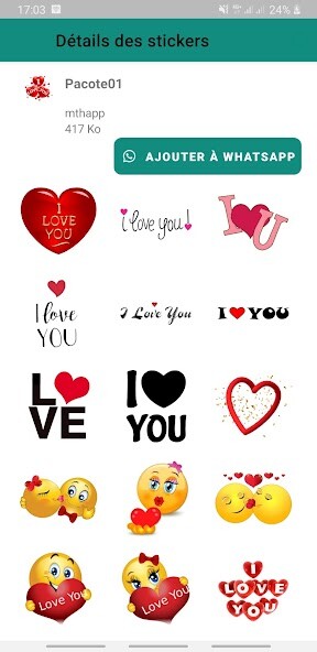 Run android online APK Love WAStickersApps 2022 from MyAndroid or emulate Love WAStickersApps 2022 using MyAndroid